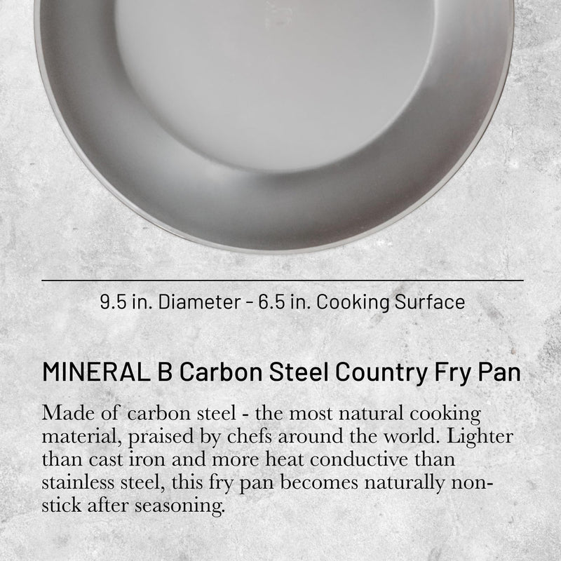 Debuyer - Mineral B Element, Country Frypan 24cm - Limolin 