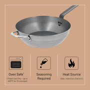Debuyer - Mineral B Element, Country Frypan 32cm - Limolin 