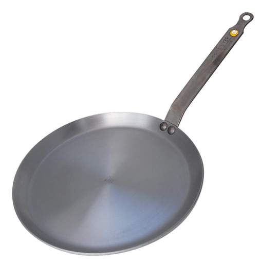 Debuyer - Mineral B Element, Pancake Pan 26cm Steel Round - Limolin 