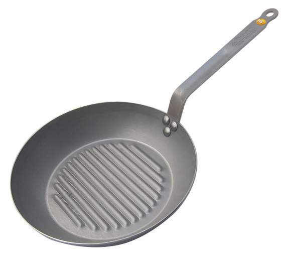 Debuyer - Mineral B Element, Round Grill Pan 32cm - Limolin 
