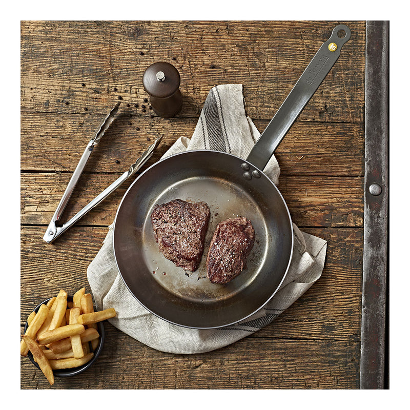 Debuyer - Mineral B Element, Steel, Frypan 26cm, Round - Limolin 