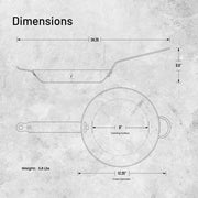 Debuyer - Mineral B Element, Steel, Frypan 32cm, Round - Limolin 
