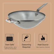 Debuyer - Mineral B Element, Wok, 12.5"/ 32cm - Limolin 