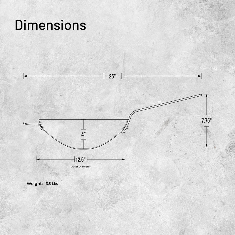 Debuyer - Mineral B Element, Wok, 12.5"/ 32cm - Limolin 