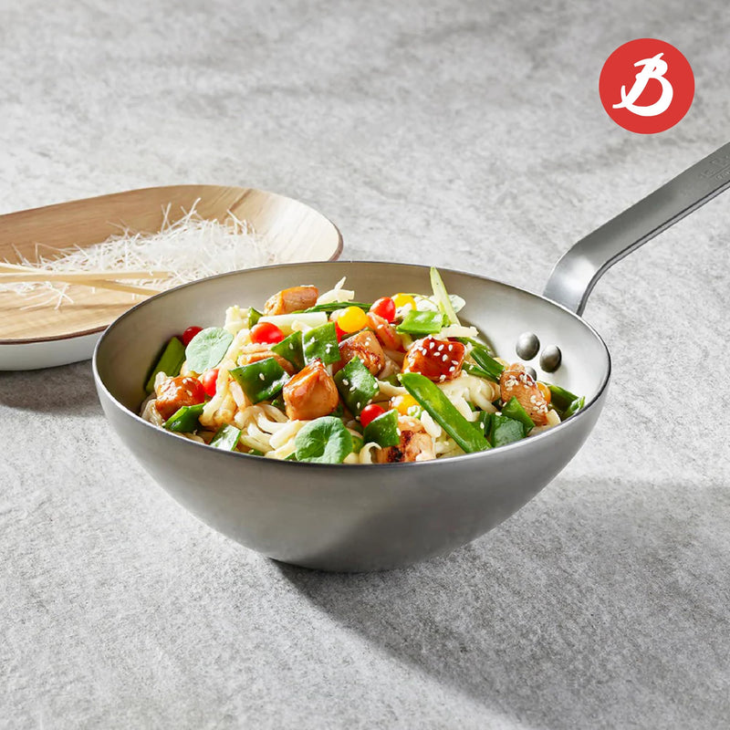 Debuyer - Mineral B Element, Wok, 12.5"/ 32cm - Limolin 