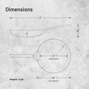 Debuyer - Mineral B Pro, Carbon Steel Omelette Pan, 24cm - Limolin 