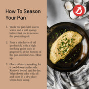 Debuyer - Mineral B Pro, Carbon Steel Omelette Pan, 28cm - Limolin 