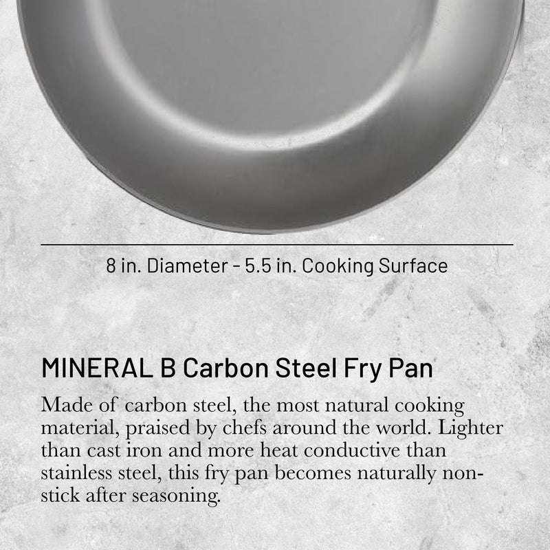 Debuyer - Mineral B Pro, Steel Frypan, Dia 20cm - Limolin 