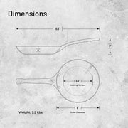 Debuyer - Mineral B Pro, Steel Frypan, Dia 20cm - Limolin 