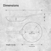 Debuyer - Mineral B Pro, Steel Frypan, Dia 24cm - Limolin 