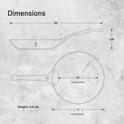 Debuyer - Mineral B Pro, Steel Frypan, Dia 28cm - Limolin 