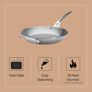 Debuyer - Mineral B Pro, Steel Frypan, Dia 32cm - Limolin 
