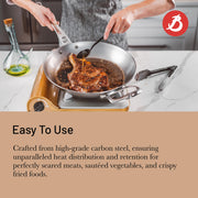 Debuyer - Mineral B Pro, Steel Frypan, Dia 32cm - Limolin 