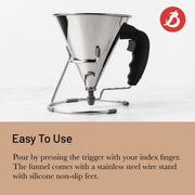 Debuyer - Mini Piston Funnel 0.8L SS - Limolin 