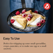 Debuyer - Pancake Pan, Thickness Blue Steel, 18cm/2mm - Limolin 