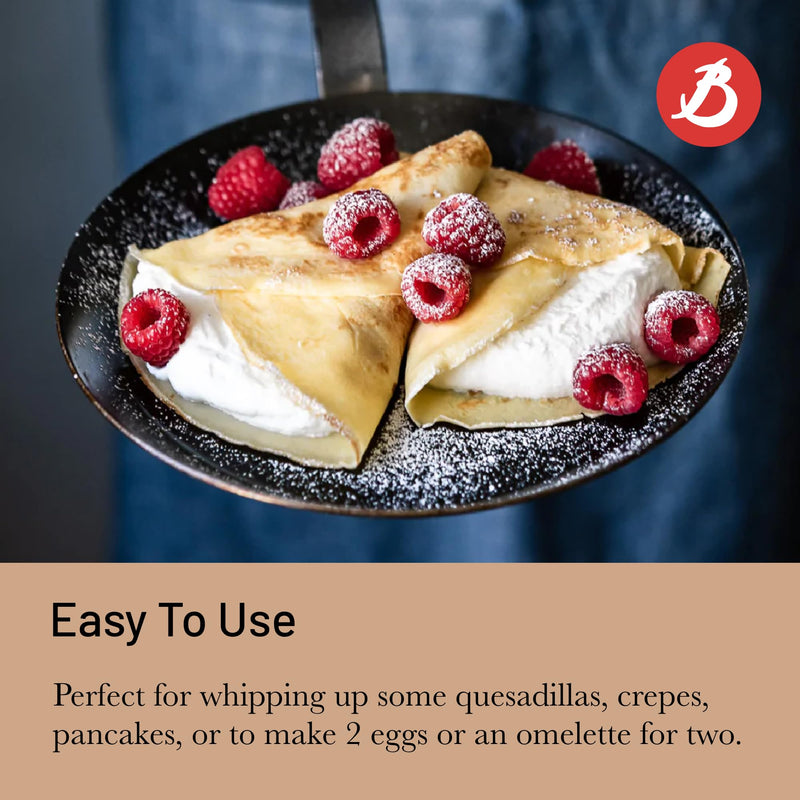 Debuyer - Pancake Pan, Thickness Blue Steel, 20cm/2mm - Limolin 