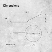 Debuyer - Pancake Pan, Thickness Blue Steel, 20cm/2mm - Limolin 
