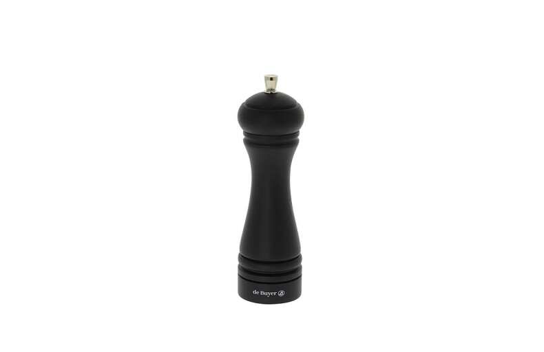 Debuyer - Pepper Mill,Steel Mechanism 18cm/7", Java, Matte Black - Limolin 