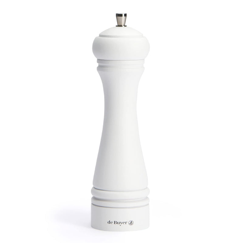 Debuyer - Pepper Mill,Steel Mechanism 21cm/8.27", Java, Matte White - Limolin 