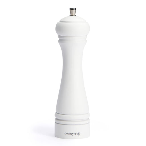 Debuyer - Pepper Mill,Steel Mechanism 21cm/8.27", Java, Matte White - Limolin 