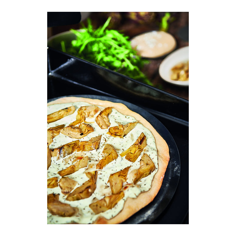 Debuyer - Pizza Tray Round, Heavy Blue Steel, 32cm - Limolin 