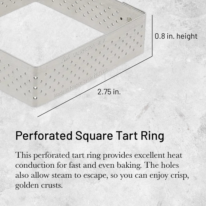 Debuyer - Ring Square Perforated L 7cm HT 2 - Limolin 