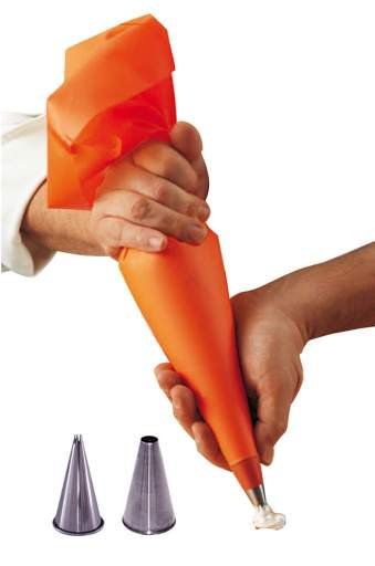 Debuyer - Set Of 1 Pastry Bag 35cm and 2 Nozzles - Limolin 