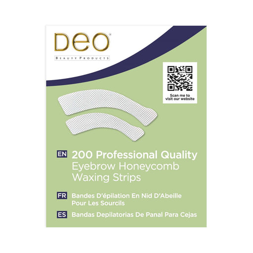 Deo - Eyebrow Honeycomb Waxing Strips (200 Strips) - Limolin 