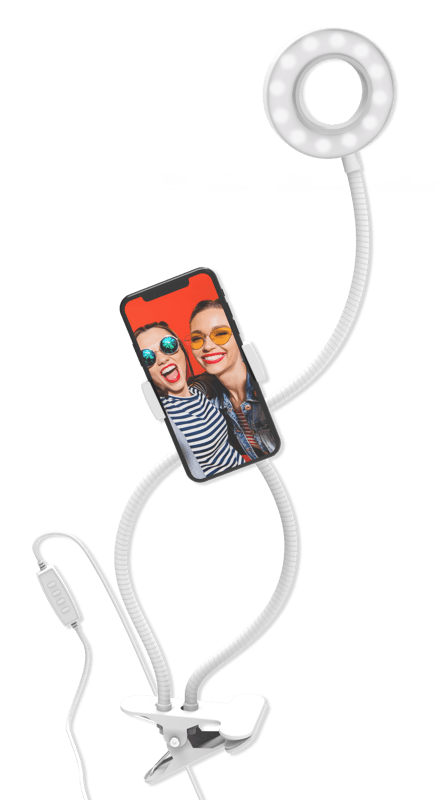 Digipower - Vlogging Kit FOR YOU Light/Holder/Clamp/BT Remote - Limolin 