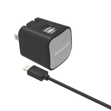Digipower - Wall Charger 24ampinstaSense 2P with 5ft Lightning - Limolin 