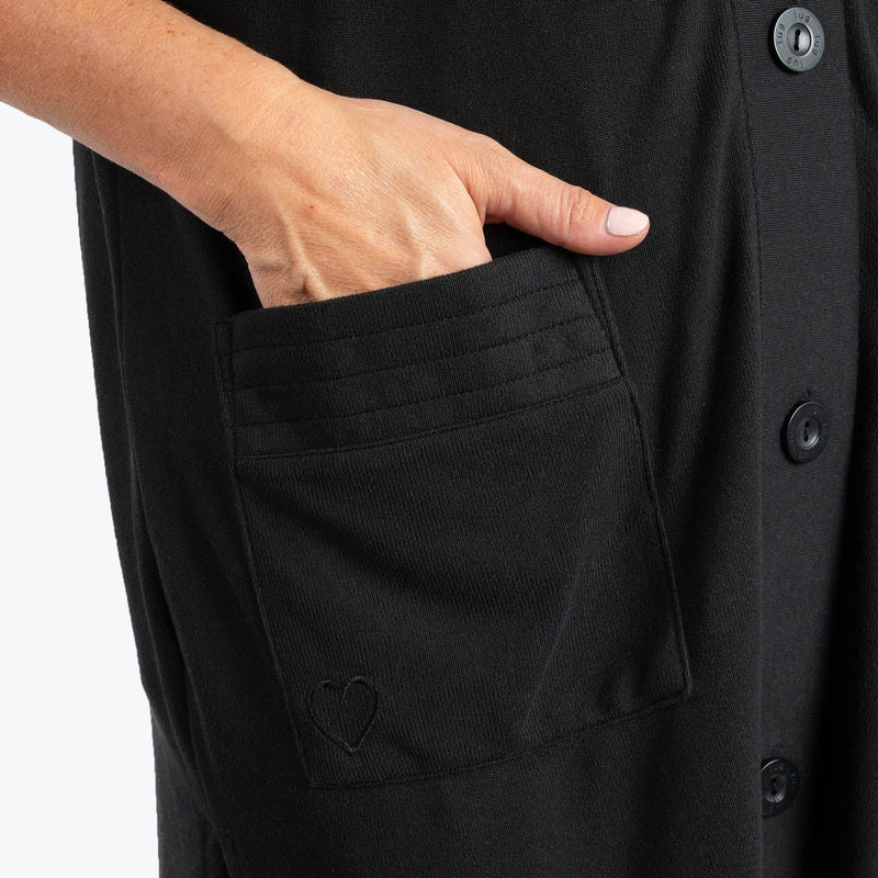 LUG - Dolly Brushed Sweater Knit Button Front Cardigan