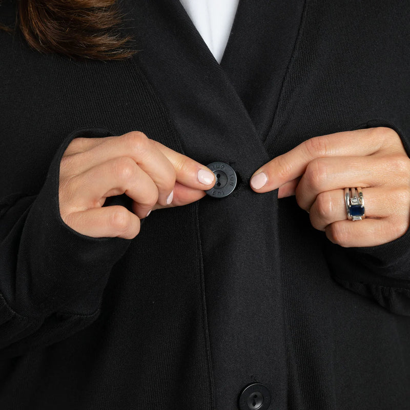 LUG - Dolly Brushed Sweater Knit Button Front Cardigan