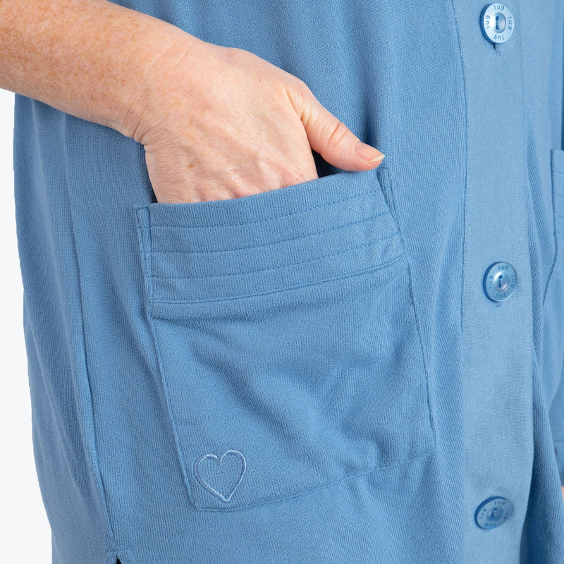 LUG - Dolly Brushed Sweater Knit Button Front Cardigan