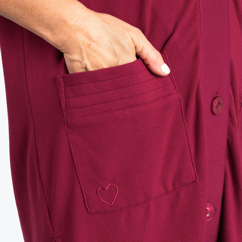 LUG - Dolly Brushed Sweater Knit Button Front Cardigan