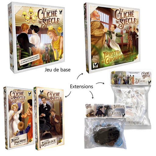 Don't Panic Games - LE CLICHÉ DU SIÈCLE - KIT DELUXE : SHERLOCK - Limolin 