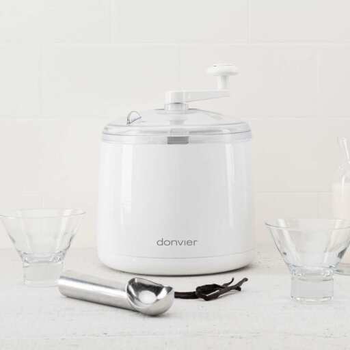 Donvier - Ice-Cream Maker 1qt/0.9L White - Limolin 