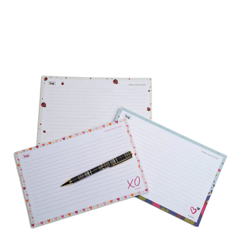 LUG - Doodle Notepad 3pk - 8.5" x 5.5"