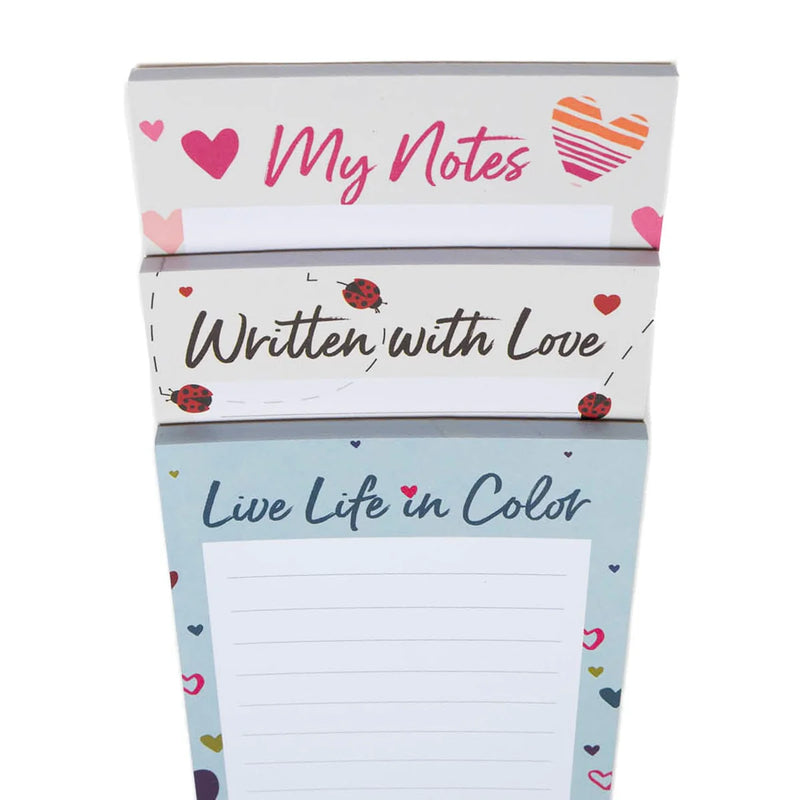 LUG - Doodle Notepad 3pk - 4.5" x 11"