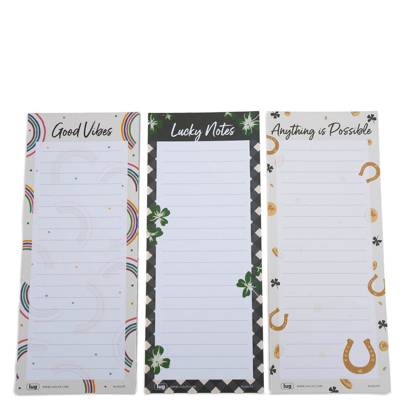 LUG - Doodle Notepad 3pk | 4.5 × 11 in