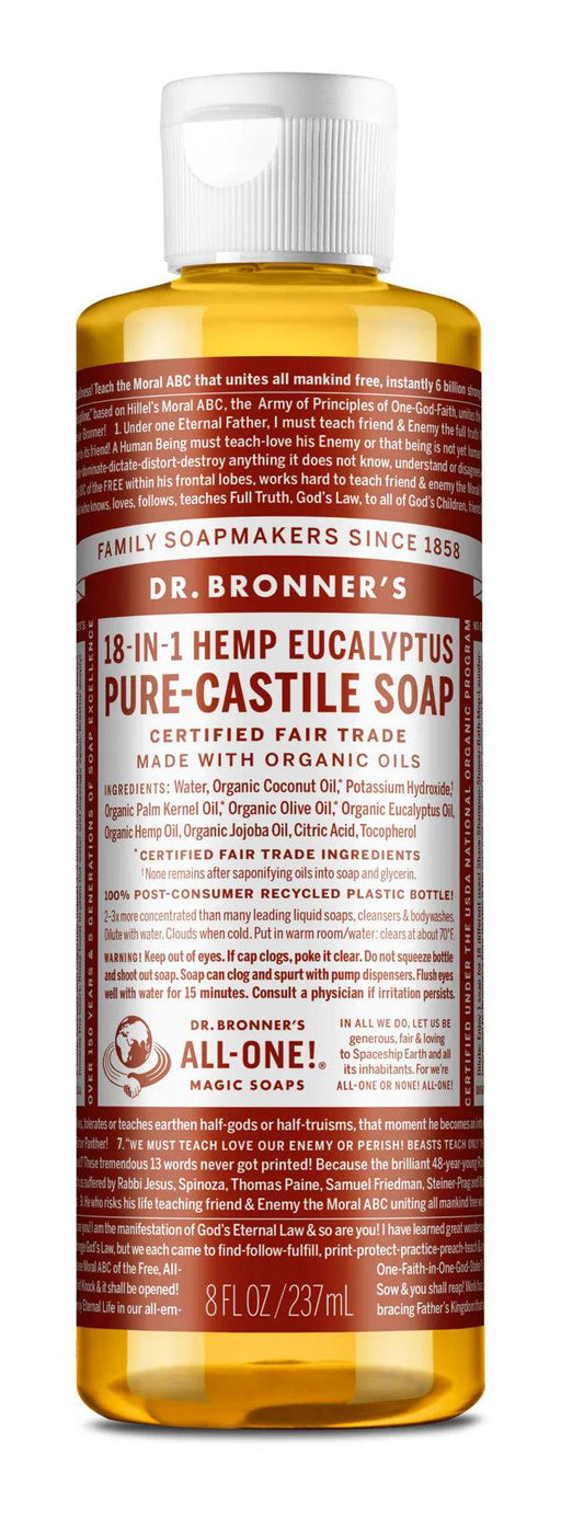 Dr Bronner's - Eucalyptus - Pure Castile Liquid Soap | 8 oz - Limolin 