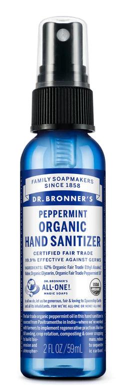 Dr Bronner's - Hand Sanitizer Spray Peppermint | 2 oz - Limolin 