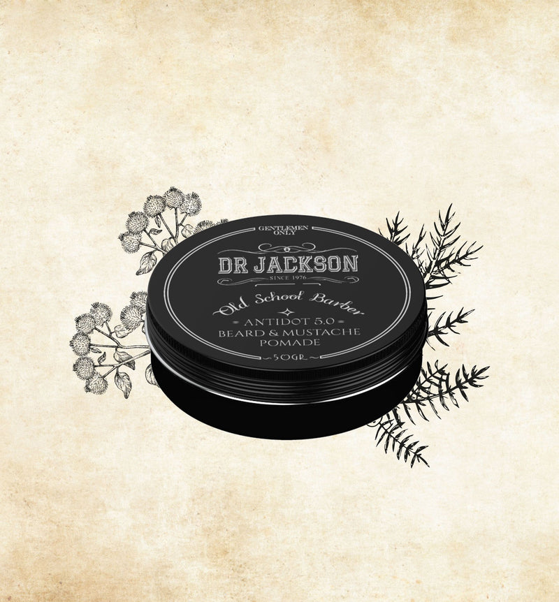 Dr Jackson - Antidot 5.0 Beard Pomade. Hard Hold 50Gr - Limolin 