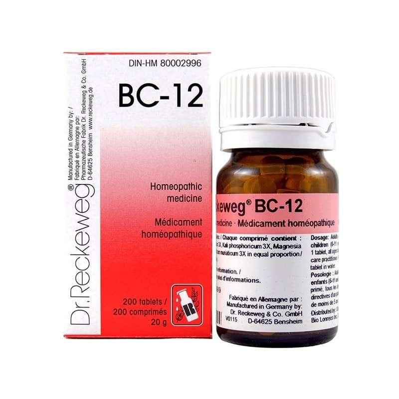 Dr Reckeweg - BC-12 - 200 tablets/comprimes - 20 g - Limolin 