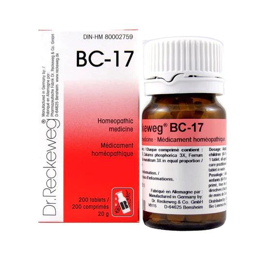 Dr Reckeweg - BC-17 - 200 tablets/comprimes - 20 g - Limolin 