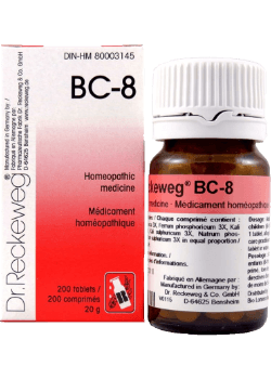 Dr Reckeweg - BC-8 - 200 tablets/comprimes - 20 g - Limolin 