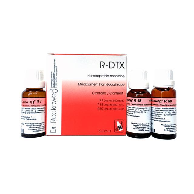 Dr Reckeweg - Kit R-DTX (R7, R18, R60) - 22 ml; 22 ml; 22 ml - Limolin 