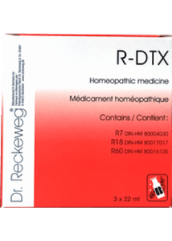 Dr Reckeweg - Kit R-DTX (R7, R18, R60) - 22 ml; 22 ml; 22 ml - Limolin 