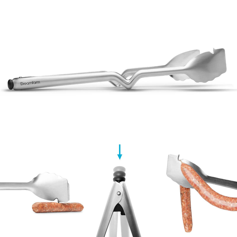 Dreamfarm - Bbq Clongs 38Cm/15 Black - Limolin 