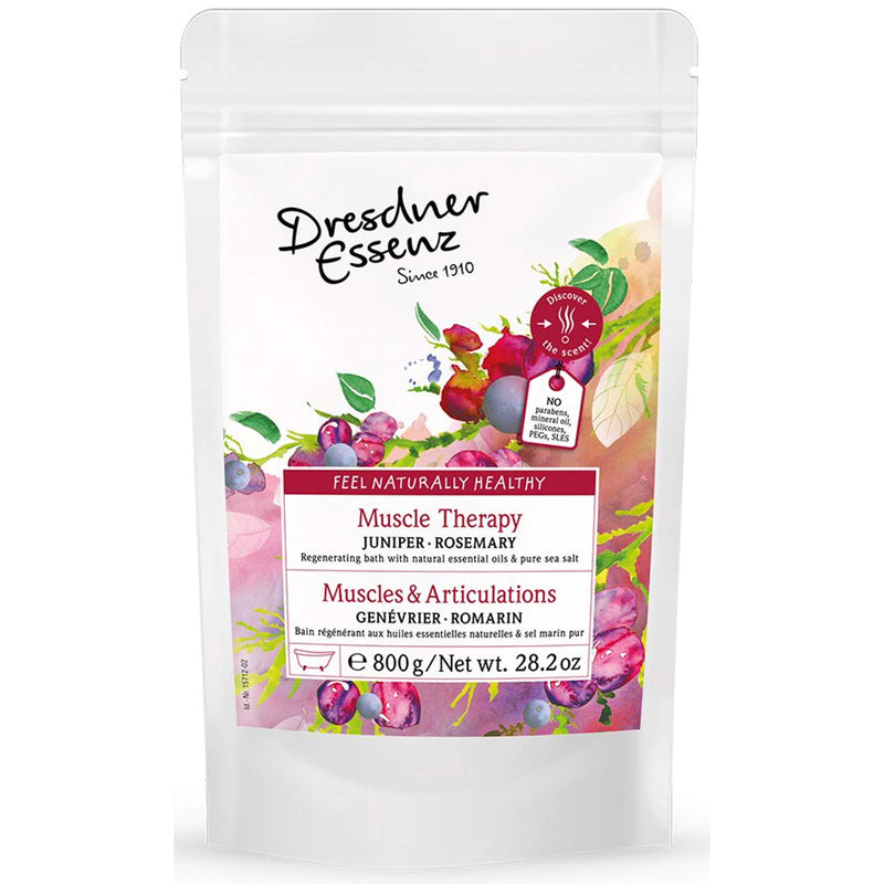 Dresdner - Essenz Natural Sel De Bain/Bath Salt Muscle Therapy 800G(Pb11651-800) - Limolin 