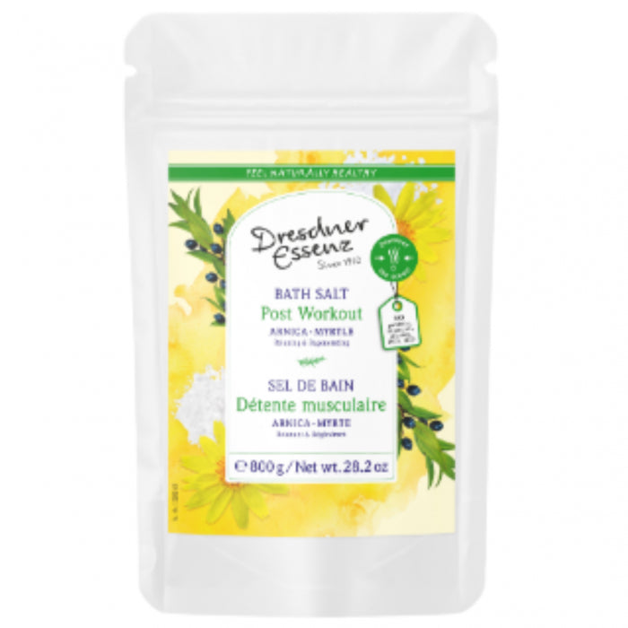 Dresdner - Essenz Natural Sel De Bain/Bath Salt Post Workout 800G/28.2Oz - Limolin 